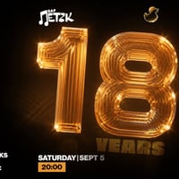 Плакат: 🍾18 YEARS БАР ПЕТЪК | BIRTHDAY CELEBRATION - 05.09.2026 ⭐️