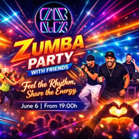 Плакат: ZUMBA® PARTY WITH FRIENDS AT OBLK