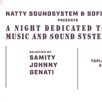 Плакат: Natty Soundsystem & Sofia Steppers @ Toplocentrala