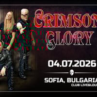 Плакат: CRIMSON GLORY live in Sofia