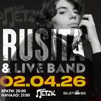 Плакат: RUSITA & Live Band - Бар Петък - 02.04.2026