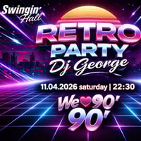 Плакат: RETRO PARTY at Swingin' Hall
