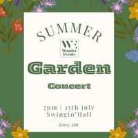 Плакат: 🌿 IN THE GARDEN 🌿 CONCERT