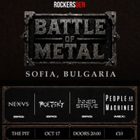 Плакат: BATTLE OF METAL - MEXICO vs BULGARIA