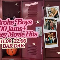 Плакат: Broke Boys 2000s Jams + Disney Movie Hits