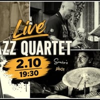 Плакат: We're back 🎷💥 Jazz Quartet LIVE