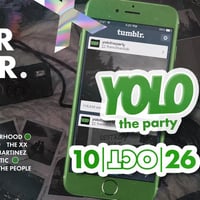 Плакат: 10.10 YOLO the party SWEATER WEATHER Edition | SATURDAY @ FOMO the club