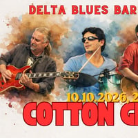 Плакат: Cotton Groove at Delta Blues Bar