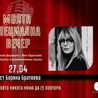 Плакат: Моята специална вечер с гост Боряна Братоева