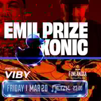 Плакат: EMIL PRIZE x XONIC - Бар Петък - 20.03.2026