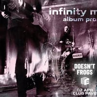 Плакат: Doesn't Frogs live at PAVE (album promo)