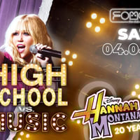 Плакат: 04.04 Hannah Montana: High School vs Music by Shame Party | SATURDAY @ FOMO the club