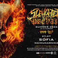 Плакат: SLAUGHTER TO PREVAIL - LIVE IN SOFIA - 27.07.2026
