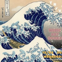 Плакат: Music, Art & Books Trivia in English - WORLD ART DAY