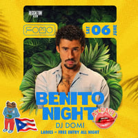 Плакат: Ay, Papi 🐰 BENITO NIGHT | 06.06 SATURDAY @FOMO the club