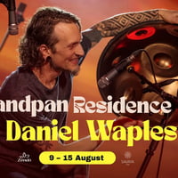 Плакат: ZENDŌ HANDPAN RESIDENCE with Daniel Waples & Ivan Judas | 9-15 August 2026 | Savaya Tribe, Bulgaria