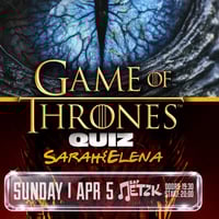 Плакат: GAME OF THRONES QUIZ - Бар Петък - 05.04.2026