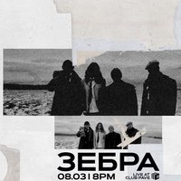 Плакат: ЗЕБРА live at PAVE