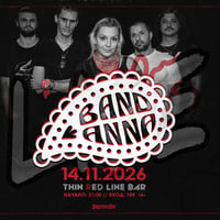 Плакат: BANDANNA - LIVE @ Thin Red Line Bar - 14.11.2026