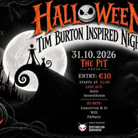 Плакат: HALLOWEEN Tim Burton Inspired Night