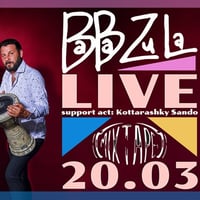 Плакат: BABA ZULA - Live - Mixtape 5, A-side - 20.03 - Support: Kottarashky Sando