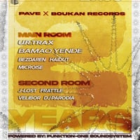 Плакат: Club Pave 2 Year Anniversary: Day 1 w/ u.r.trax, Bamao Yende, Boukan Records