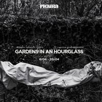 Плакат: Градини в пясъчен часовник - Самостоятелна изложба на Теодора Цанова – Федя