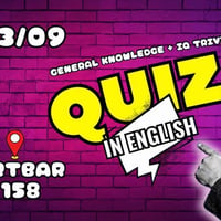 Плакат: General knowledge + IQ trivia English quiz by Golemiat Quiz