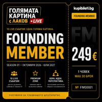 Плакат: Голямата картина с Лаков LIVE - FOUNDING MEMBER