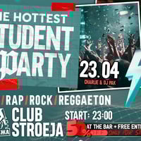 Плакат: THE HOTTEST STUDENT PARTY
