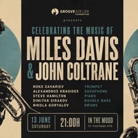Плакат: Celebrating the Мusic of Miles Davis and John Coltrane 🎺 🎷