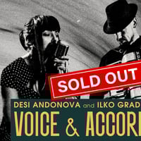 Плакат: SOLD OUT! Глас и акордеон✨ – Деси Андонова и Илко Градев