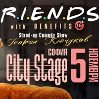 Плакат: Friends with Benefits - Stand-up Comedy Show на Георги Кючуков в София