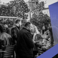 Плакат: [Sofia] Entrepreneurs Night Out | Garden Social Party v2