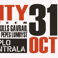 Плакат: SIN CITY HALLOWEEN W/ COUCOU CHLOE ; EVERILKILLS ; GAVRAIL ; PEPES ; SAWOPO ; LUMBYST