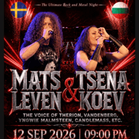 Плакат: Mats Levén и Tsena Koev в клуб Модерен Театър Бургас