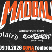 Плакат: MADBALL live in Sofia + Desolated / Combust / Expectations