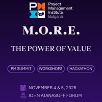 Плакат: PM SUMMIT 2026 M.O.R.E: The Power of Value