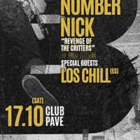 Плакат: Lucky Number Nick (Album Promo) w/ Los Chill (ES) live at PAVE