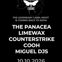 Плакат: Position Chrome Label Night in Sofia
