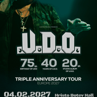 Плакат: U.D.O. - TRIPLE ANNIVERSARY Tour 2027