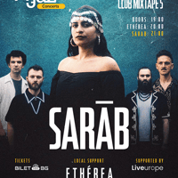 Плакат: SARAB (FR) LIVE IN SOFIA + ETHEREA / Club Mixtape 5 / 13.10