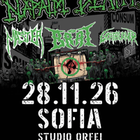 Плакат: NAPALM DEATH - CAMPAIGN For MUSICAL DESTRUCTION 2026