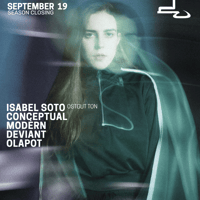Плакат: DUNA pres. ISABEL SOTO [Ostgut Ton] at YALTA GARDEN & R2