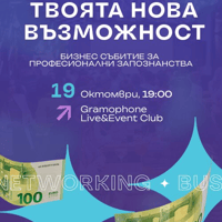Плакат: Твоята нова възможност | Sofia Marketing Meetups