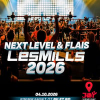 Плакат: Next Level & Flais Les Mills 2026