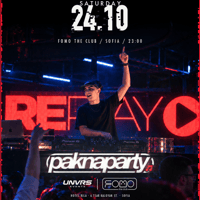 Плакат: REPLAY 24.10 SAT @FOMO the club SOFIA