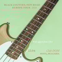 Плакат: Pave presents: Black Country, New Road at Club DOM