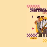 Плакат: Speakeasy Jazz Cabaret