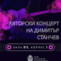 Плакат: Авторски концерт на Димитър Станчев